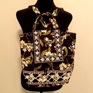 Vera Bradley “Jasmine” backpack.